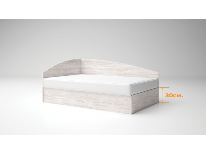 Легло серия ЛЕО 4 + матрак (дъб бланко)